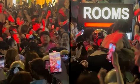 ladyboy scandal|Huge transsexual prostitute brawl sees hundred.